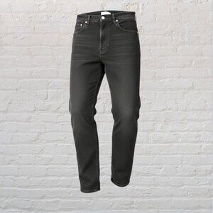 VINTAGE CALVIN KLEIN -- Corduroy Jeans, Black, Straight Leg, 5 Pocket, Size 10